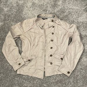 EUC Small Light Mauve Military-Style Jacket